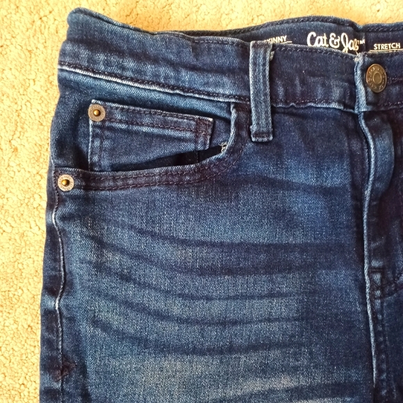 Boy's Cat & Jack Stretch Skinny Fit Jeans - Picture 4 of 6